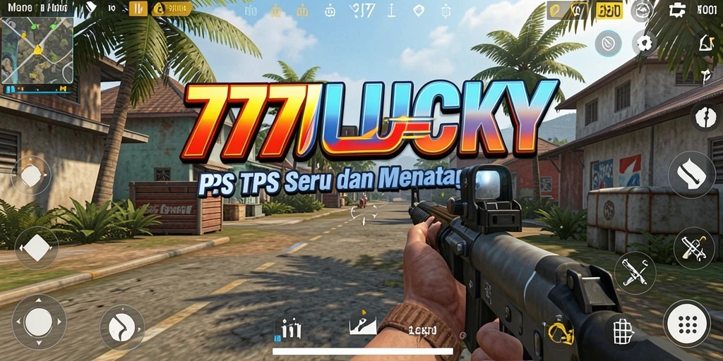 Tangkapan layar utama 777LUCKY menampilkan aksi gameplay TPS yang intens.