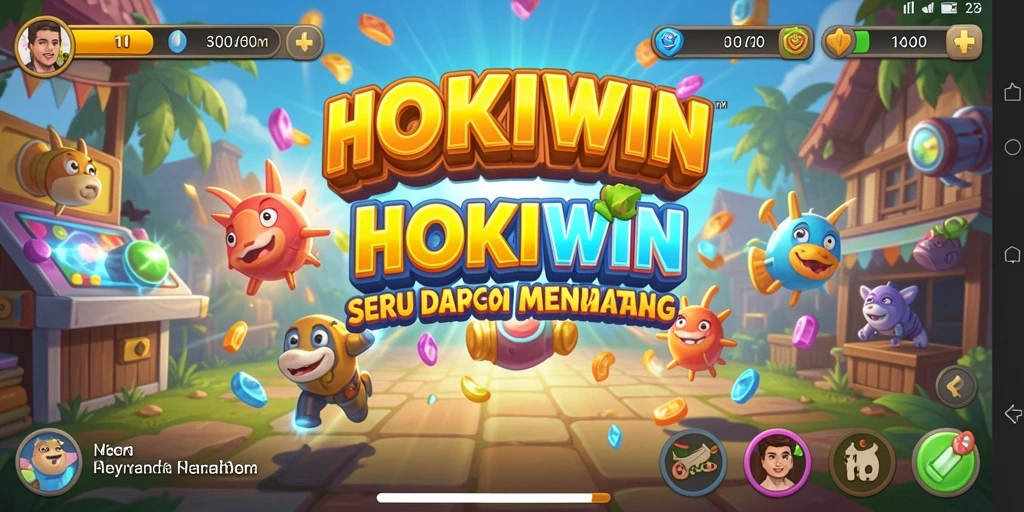 Tampilan gameplay HOKIWIN yang seru dan mendebarkan.
