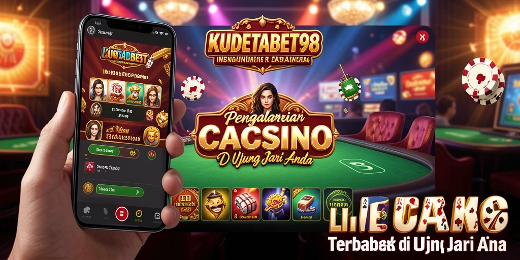 Tampilan gameplay KUDETABET98 dengan dealer langsung yang interaktif.