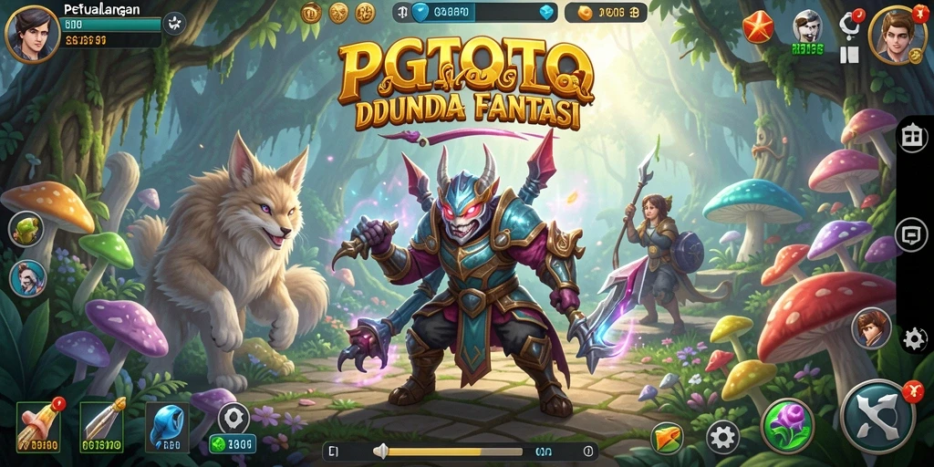 Menampilkan gameplay seru dari PGTOTO di dunia petualangan.