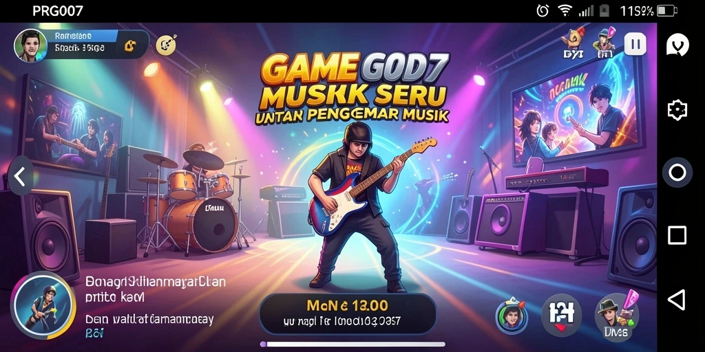 Tampilan antarmuka gameplay PRG007 yang menarik dan interaktif.