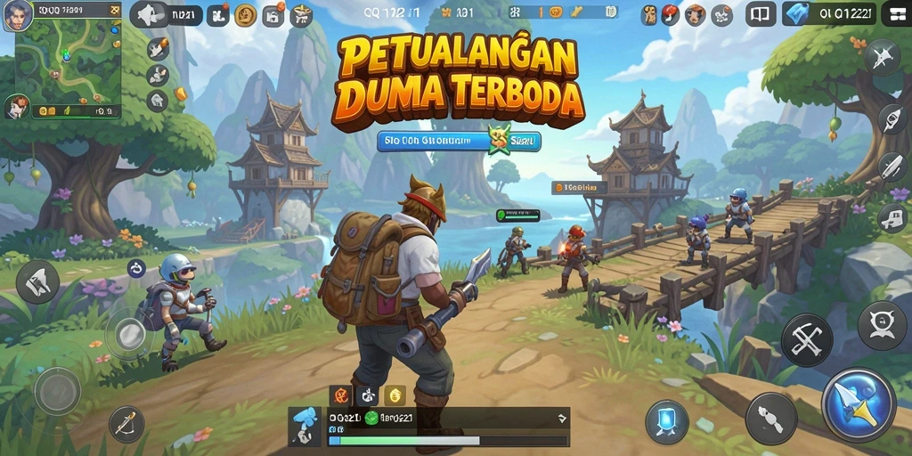 Gameplay seru dalam dunia terbuka yang penuh petualangan.