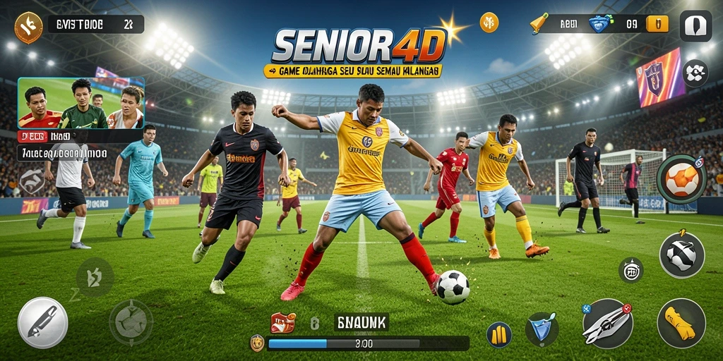 Tampilan menarik dari gameplay SENIOR4D yang mengasyikkan.